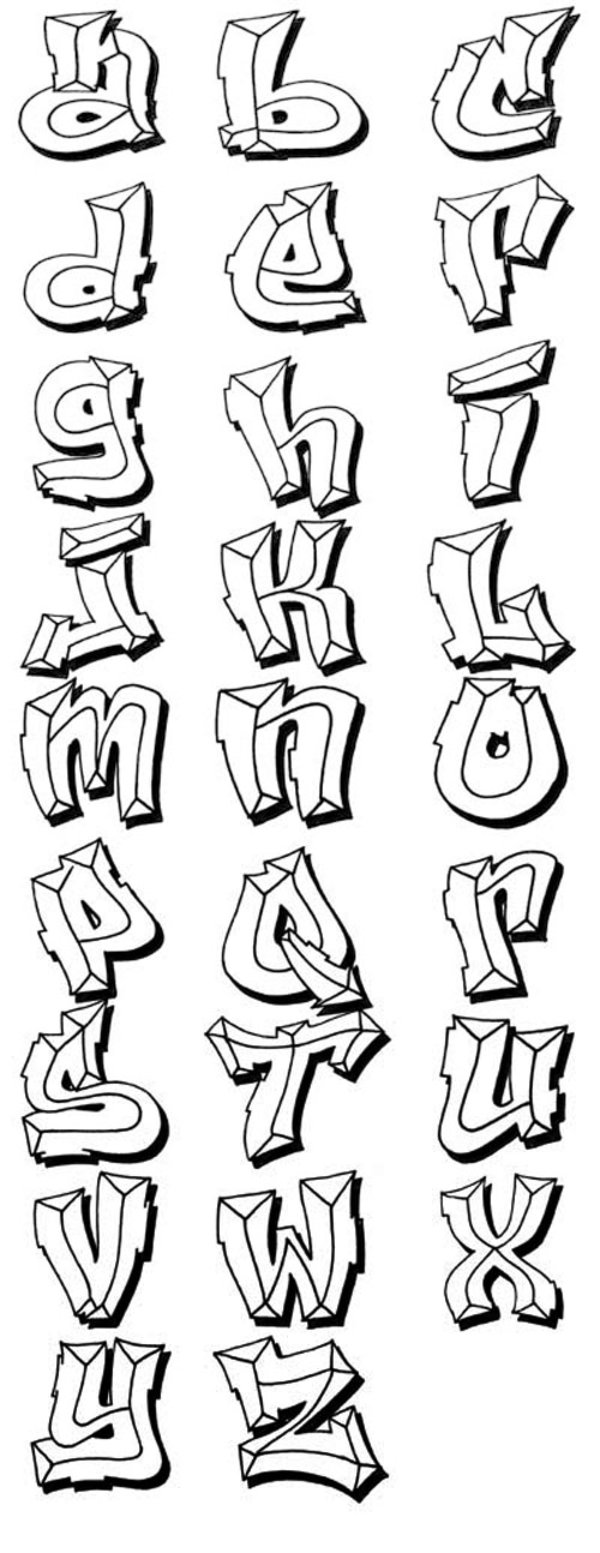 How to write in graffiti letters for beginners